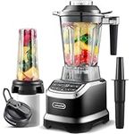 AMZCHEF Blender Smoothie Maker - Commercial Blender with 2L BPA Free Container - 25000RPM High Speed Blender with 8 Speeds Control for Kitchen