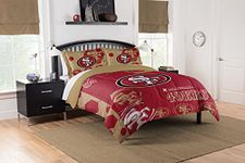 Northwest The Company NFL San Francisco 49ers Comforter and Sham Set, Full/Queen, Hexagon