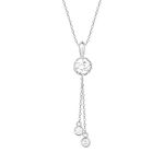 GIVA 925 Silver Elegance On The Rise Necklace| Gifts for Girlfriend, Gifts for Women & Girls| With Certificate of Authenticity and 925 Stamp | 6 Month Warranty*