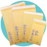 Triplast Gold Bubble Padded Envelopes - Pick Qty & Size: 10 x 9/I (300x445mm) A3 Envelopes - Medium Parcel Bags with Bubble Wrap Lining and Peel & Seal Strip for Royal Mail Shipping & Postage