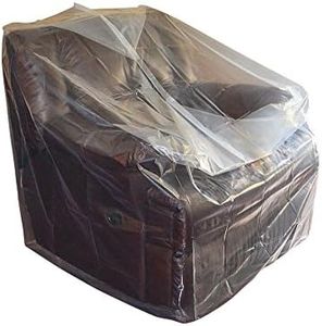 CRESNEL Furniture Cover Plastic Bag for Moving Protection and Long Term Storage (Chair)