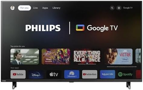 PHILIPS 43 Inch TV | Class 4K | 7000 Series | Ultra HD | LED | Smart Google TV | Chromecast Built-in | Game Mode | HDR10 | Google Assistant Built-in (Refurbished)