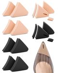 6 Pairs Toe Inserts for Shoes Too Big, Size Adjustable Shoe Fillers for Women Men to Make Shoes Smaller and Fit Tighter, Shoe Size Reducer(Beige+ Black)