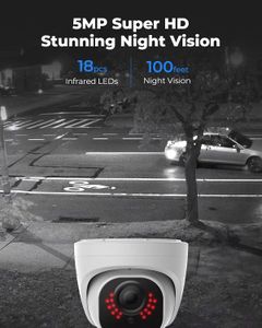 Reolink 4K NVR Security System, 8-Channel, 2TB, 4 Cameras