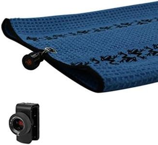 Frogger Golf Microfiber Waffle TRAX Towel with Magnetic Bag Latch-It | Premium Microfiber Golf Towels for Golf Bags for Men & Women | Gentle, Non-Abrasive, Highly Absorbent Material