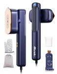 Sundu Clothes Steamer, Worldwide Voltage 110-240V, Handheld Clothes Steamer with LED Display, 2-in-1 Travel Iron with 2 Iron Temperatures, 4 Steam Modes, Steamer Clothing, Suitable for Travel and Home