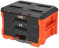 Klein Tools 54823MB MODbox 3-Drawer Tool Box Organizer, Heavy-Duty Tool Storage, Stackable Module, 50-Pound Capacity