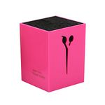 Sonew Salon Scissors Holder Hairdressing Scissors Storage Case Keeper Acylic Hairdressing Combs Clips Desktop Desk Organizer Anti-Skid Scissors Storage Box Accessories for Hair Stylist(Rose Red)