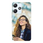 HANIRY Personalized Photo Printed Mobile Phone case Back Cover for Redmi 12 5G | 23076RN4BI Personalized Photo Print Soft Cover | Customize Photo Printed Mobile Back Cover