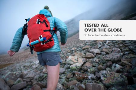 LifeStraw Personal Water Filter – Portable Blue Survival Filter