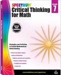 Spectrum 7th Grade Critical Thinking Math Workbooks, Ages 12 to 13, Grade 7 Critical Thinking Math, Algebra, Integers, Ratios, Statistics, Probability and Geometry Workbook - 128 Pages (Volume 49)