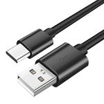 Aiivioll Replacement USB Charging Cable USB-C Charger Cord for Sony WH/WF-1000XM5 WH/WF-1000XM4 WH/WF-1000XM3 WH-H910N WH-XB910N WH-CH510 CH520 CH710N CH720N Wireless Headphones (100CM/Black)