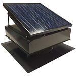 Solar Attic Fan, Roof Mount 30 Watt, Gray by Remington