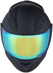 1Storm Motorcycle Bike Full FACE Helmet Mechanic MATT Black