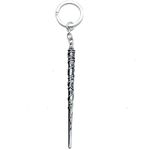 Mistazzo Harry Potter House and Wands Metal Keychain Key ring For Boys Girls Men Women Potterhead (Hermione wand)