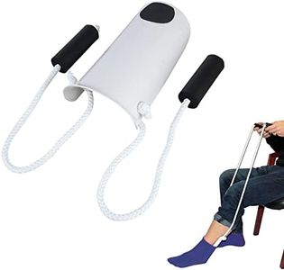 Chaussette Aide, Enfile Chaussettes Aide à la pour Femme Homme Senior Enceinte Sock Slider, Facile a Mettre et à Enlever, Sock Aid Helper, enfile bas de Contention, Aide Enfile Bas