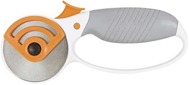 Fiskars Crafts 190160-1001 Heavy-Duty Comfort Loop Rotary Cutter (65 mm)