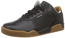 Supra Mens Ellington Black Gum Shoes Size 7