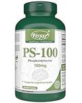 VORST Phosphatidylserine Supplement 100mg 120 Vegan Capsules (PS-100) | Brain Boost Supplement for Cognitive & Mental Health | Nootropic Powder Pills | 1 Bottle