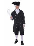 Rubie's 70054 Founding Father Patriotic Costume Colonial Adult Sized, Black, Default