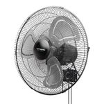 Whispair Extreme Heavy Duty Wall Fans Twin Pack | 100W Wall Mounted Cooling Fans | 3 Speed Oscillating Fans with Aluminium Blades for Grow Rooms, Workshops & Garages