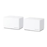 MERCUSYS Halo H80X Ax3000 Whole Home Mesh Wi-Fi 6 System|3000 Mbps Dual Band Wireless Gigabit Router|Seamless Roaming|Coverage Upto 5,000 Ft² (460 M²)|Pack of 2,White, USB Type C