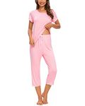 MINTLIMIT Christmas Pajamas Set Holiday Pjs Set Pajamas for Women Sleepwear (Pink,Size M)