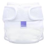 Bambino Mio, mioduo reusable nappy cover, white, size 1 (<9kgs)