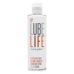 Lube Life Ultra Thick Slick Silicone-Based Lubricant, Water Resistant, Thick Silicone Lube for Men, Women and Couples, 240 ml