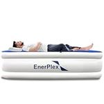 EnerPlex Air Mattress, Premium Camping Mattress Luxury Queen Size with Built in Pump, Inflatable Mattress, Blow Up Mattress, Inflatable Bed for Home Camping Travel