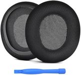 Ear Pads Replacement for SteelSeries Arctis 1 / Arctis 3 / Arctis 5 / Arctis 7 Arctis 9 / Arctis Pro & Prime Wireless Gaming Headset by MMOBIEL - Mesh Fabric Ear Pad Cushions Replacement – Black