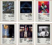 Withnotag J Cole Album Cover Posters Set 8x10 inch Music Posters 6 HD Print Room Aesthetic Pictures for Living Room Bedroom Music Classroom Wall Decor Art