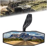 UTV Rear View Mirror Fits 1.75" Roll Cage Bar, Convex RZR Center Rearview UTV Mirror for Polaris RZR 800 1000 S 900 XP Arctic Cat Wildcat Sport 2015-2018, General, Ranger # 2881540