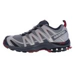 Salomon Women's XA Pro 3D Ultra GTX W Trail Running Shoe, Monument/Ebony/Red Dahlia, 11