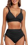 Aleumdr Women Bikini Set Solid Two 