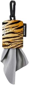 SPUDZ Ultra | Microfiber Cloth Screen Cleaner and Lens Cleaner | Closable Bottom | Tiger | 6 x 6 Inches