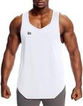 BROKIG Men's Irregular Gym Tank Top