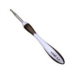 Addi AD1417017-5.00 17 x 0.4 cm Plastic/Metal Crochet Hook, Brown