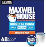 Maxwell House Original Roast Medium Roast K-Cup Coffee Pods, 48 ct. Box