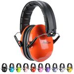ProCase Kids Ear Protection, SNR 27dB Noise Cancelling Headphones for Kids, Sound Proof Hearing Protection Noise Reduction Ear Muffs for Fireworks, Autism, Reading, Concerts -Orange
