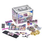 L.O.L Surprise! Train Case Cosmetic Makeup Set Includes Lip Gloss, Eye Shimmer, Nail Polish, Hair Accessories for Kids Girls, Ages 5+ Perfect for Parties, Sleepovers & Makeovers by Townley Girl