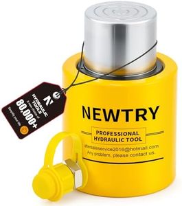 NEWTRY 30 ton Hydraulic Ram Jack Cylinder Short Type 2” Stroke Porta Power Ram Industrial Lifting Jack Retract Automatically for Shipping Building Construction