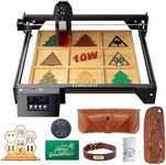 Longer RAY5 Laser Engraver, Laser Engraver 10W Output Power, 3.5” Color Touch Screen, App Offline Control, DIY Engraver Tool for Metal/Glass/Wood Engraving Area 15.75"x15.75"