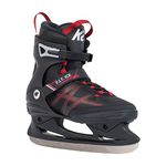 K2 Skate F.I.T Ice Skate,Black_Red,7 UK