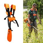 SUNMON Trimmer Shoulder Strap - Weed Eater Strap Blower Strap Adujustable Trimmer Shoulder Harness with Durable Nylon Belt for Brush Cutter, Gardening (for KM Series String Trimmer)