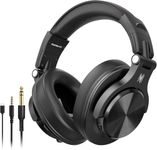 OneOdio A70 Bluetooth Headphones Over Ear, 72 Hrs Playtime, Monitor Level Stereo Sound Quality, Foldable Wireless＆Wired DJ Headphone, Professional Studio Headphones for DJ/TV/PC/Phone