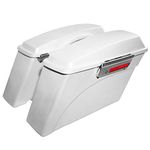 XMT-MOTO Hard Saddlebags Saddle Bags W/Lid Latch Key for Harley Davidson 1994-2013 Touring Models Road Glide, Road King, Ultra, Street Glide, Electra Glide and 1984-2017 Softail Models