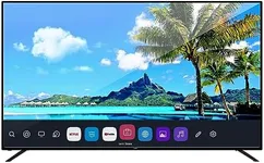 Pyle 75" 2160p UHD Smart TV - Flat Screen Monitor HD DLED Digital/Analog Television w/Built-in WebOS 5.0 Operating System, Full Range Stereo Speaker, Wall Mount, Includes Remote Control, HDMI, USB, AV