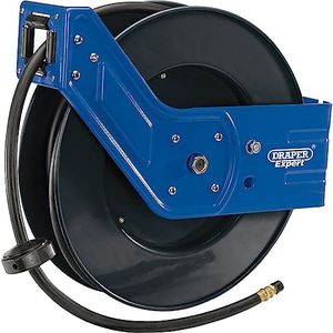 Draper 15050 Retractable Air Hose Reel, Blue, 15 m