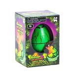 Nurchums Hatching Egg, Hatch and Grow Dinosaur Triceratops (Large 11cm), Green